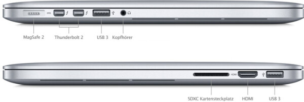 Apple MacBook Pro 10,1 i7-3720QM 16GB 512GB SSD 2880x1800 Catalina 10.15