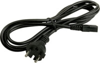 PC Computer 3-Pin Power Cable Power Cable Plug EU Black 1,8m 10A / 250V EU TÜV